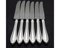 Community Sheraton Dinner Knives - Vintage - Silver Plated Handles (#59042)