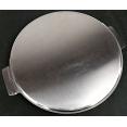 Useful 1960's Large Handled Cake Stand / Tray - Vintage - Stainless Steel (#56930) 3
