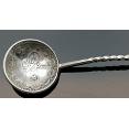 Vintage Istanbul Turkey Turkiye Solid Silver Coin Bowl Souvenir Spoon (#57131) 2