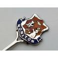 Sterling Silver Enamel Honiton Souvenir Spoon - Birmingham 1957 - Vintage (#58170) 2