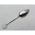 Sterling Silver Enamel Honiton Souvenir Spoon - Birmingham 1957 - Vintage (#58170) 3