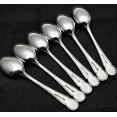 Lascelles Sheffield Set Of 6 Coffee Spoons - Silver Plated - Vintage (#58260) 2