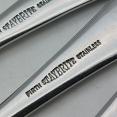Set Of 6 Fish Forks - Firth Staybrite Stainless Steel - Old English - Vintage (#58788) 3