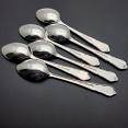Dubarry Pattern - Set 6x Tea Spoons - Epns A1 Sheffield Silver Plated (#59591) 2
