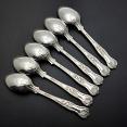 Kings Pattern - Set Of 6 Coffee Spoons - Silver Plated Postons Lonsdale Plate (#59594) 2