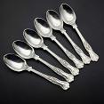 Kings Pattern - Set Of 6 Coffee Spoons - Silver Plated Postons Lonsdale Plate (#59594) 4