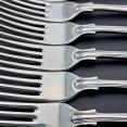 Kings Pattern - Set Of 6 Dinner Forks - Epns A1 Sheffield Silver Plated (#59595) 3