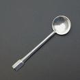 Sterling Silver Small Deco Style Salt Spoon - Birmingham 1943 (#59648) 2