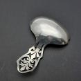 Ornate Caddy Spoon - Silver Plated - Antique (#59659) 4