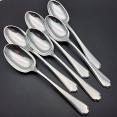 Walker & Hall St James Set Of 6 Dessert Spoons #2  - Silver Plated - Vintage (#59711) 4