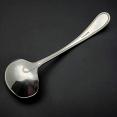 Mappin & Webb Large Bead Pattern Sauce Ladle - Silver Plated (#59846) 2