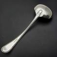 Mappin & Webb Large Bead Pattern Sauce Ladle - Silver Plated (#59846) 4
