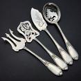 Beautiful Antique French Silver Plated Tea Time Cutlery Set Smf (#60074) 4