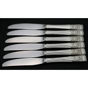 Community South Seas Set Of 6 Side / Dessert Forks - Silver Plated - Vintage (#57211) 2
