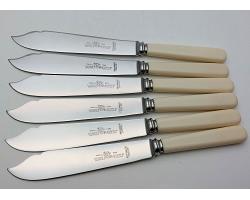 Sanders & Bowers Set Of 6 Faux Bone Handle Fish Cutlery Firth Brearley Stainless (#58781)