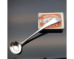 Georgian Sterling Silver Long Handled Salt Spoon Initial 'b' - London 1811 (#59311)