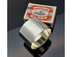 Sterling Silver 32g Napkin Ring - No Initials - Birmingham 1923 - Antique (#59341)
