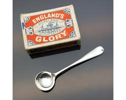 Exeter 1820 Sterling Silver Salt Spoon - Antique (#59477)