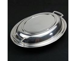 Vintage Silver Plated Entrée Dish - Glasgow (#59522)