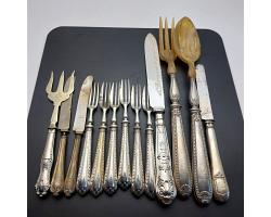 Collection Of Sterling Silver Handled Flatware Cutlery Antique & Vintage (#59749)