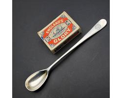 Isle Of Man Steam Packet Co 1902 Large Mustard Spoon Elkington Silver Plated (#59806)