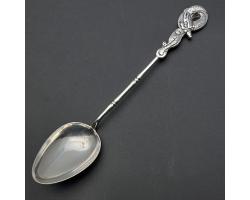 Chinese Export Silver Spoon - Dragon Handle (#59823)