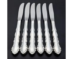 Oneida Community Flirtation Set Of 6x 20cm Knives - Vintage Cutlery (#59943)