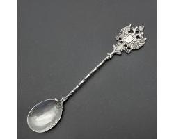 Georg Roth German 800 Cast Silver Double Eagle Spoon Antique (#60031)