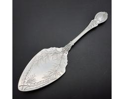 Beautiful Antique Silver Plated Cake Server (#60044)