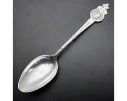 Tiffany & Co / Gorham Medallion Pattern Serving Spoon 1864 Sterling Silver (#60064)