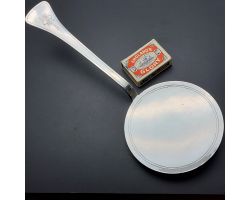 Huge Flat Bowl Serving Spoon - Silver Plated - Scones / Crumpet Server (#60069)