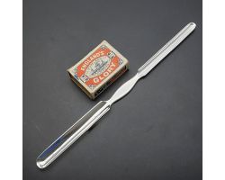 Double Ended Marrow Scoop - Antique Silver Plated Atkin Bros Sheffield (#60085)