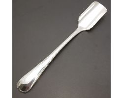 Bead Pattern - Stilton Cheese Scoop - Antique Silver Plated (#60225)