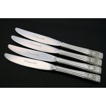 Community Hampton Court / Coronation 4x Tea Butter Knives - Vintage (#57226) 1