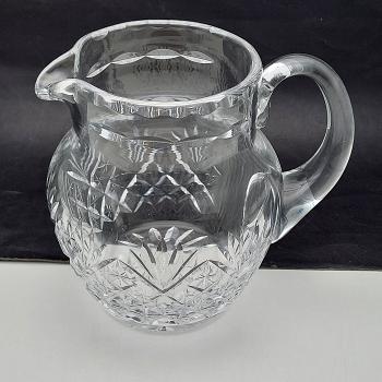 Webb Corbett Crystal Glass 1.5 Pint Pitcher Jug - 1961 Vintage (#58898) 1