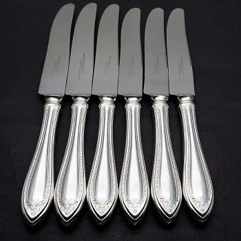 Community Sheraton Dinner Knives - Vintage - Silver Plated Handles (#59042) 1
