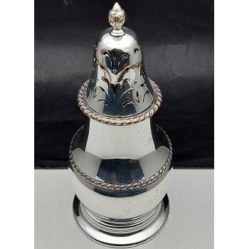 Georgian Style Silver Plated On Copper Sugar Castor - Antique (#59164) 1