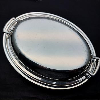 Silver Plated Entrée / Serving Dish - Vintage - Fattorini (#59272) 1