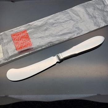 Georg Jensen Mitra Pattern Butter Knife - Stainless Steel - Vintage (#59306) 1