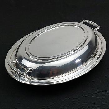 Vintage Silver Plated Entrée Dish - Glasgow (#59522) 1