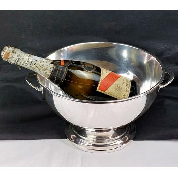 Vintage Wine / Champagne Cooler / Punch Bowl - Silver Plated (#59737) 1
