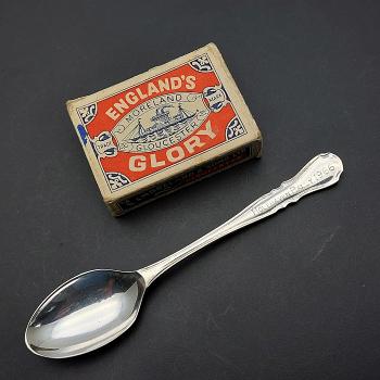 Holehaven Canvey Island Rally 1966 Sterling Silver Coffee Spoon (#59809) 1