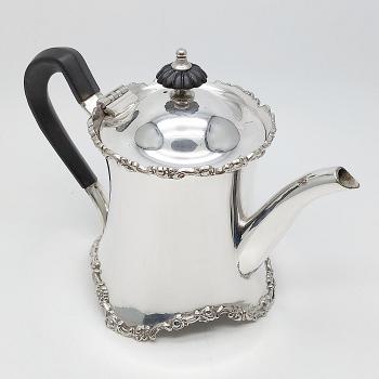 Dainty Edwardian 1907 Elkington Silver Plated Small Tea Pot - Antique (#59864) 1