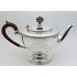 Vintage Queen Anne Flute Coffee Pot & Sugar Bowl - Sheffield Silver Plated (#56921) 2