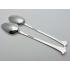 3x Large Soup Ladles - Silver Plated - Antique (#57275) 3