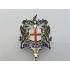 Stunning Sterling Silver Enamel Westminster Abbey Souvenir Spoon 1907 (#58055) 3