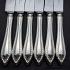 Community Sheraton Dinner Knives - Vintage - Silver Plated Handles (#59042) 2