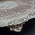 Huge Antique Salver Tray - Silver Plated On Copper (#59104) 9