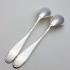Wmf - Lovely Pair Of Serving Spoons - Silver Plated - Antique (#59359) 4