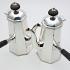 Pair Of Silver Plated Small Café Au Lait Pots - Vintage (#59498) 2